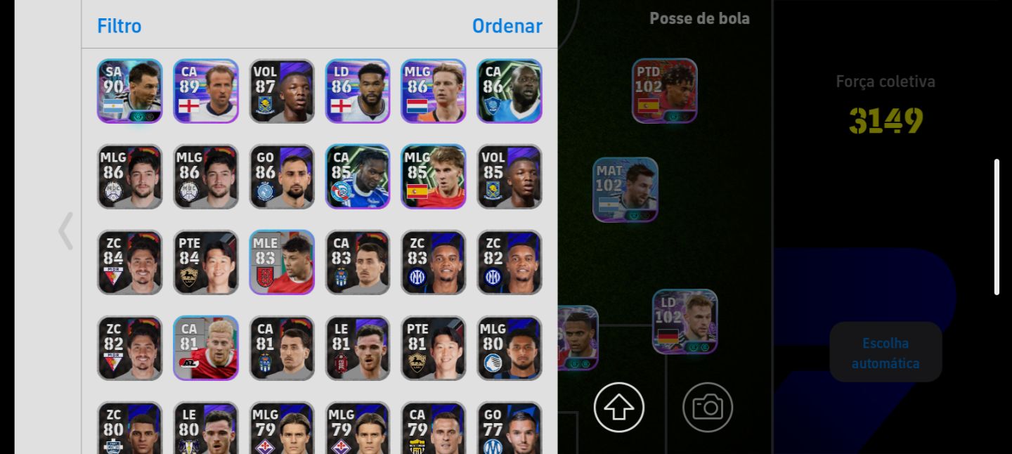 Conta de efootball