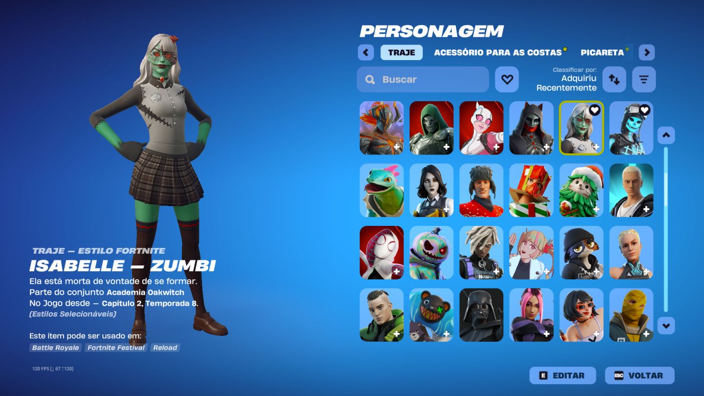 Conta Fortnite OG - criador da conta, pois não jogo mais.