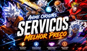 Serviços Anime Origins | Gemas | Secrets | Traits | Story