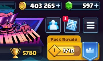 Conta de Clash Royale arena 16