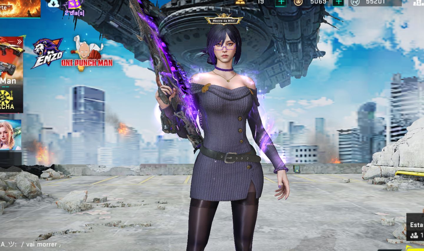 Conta de blood muito boa, com várias skins