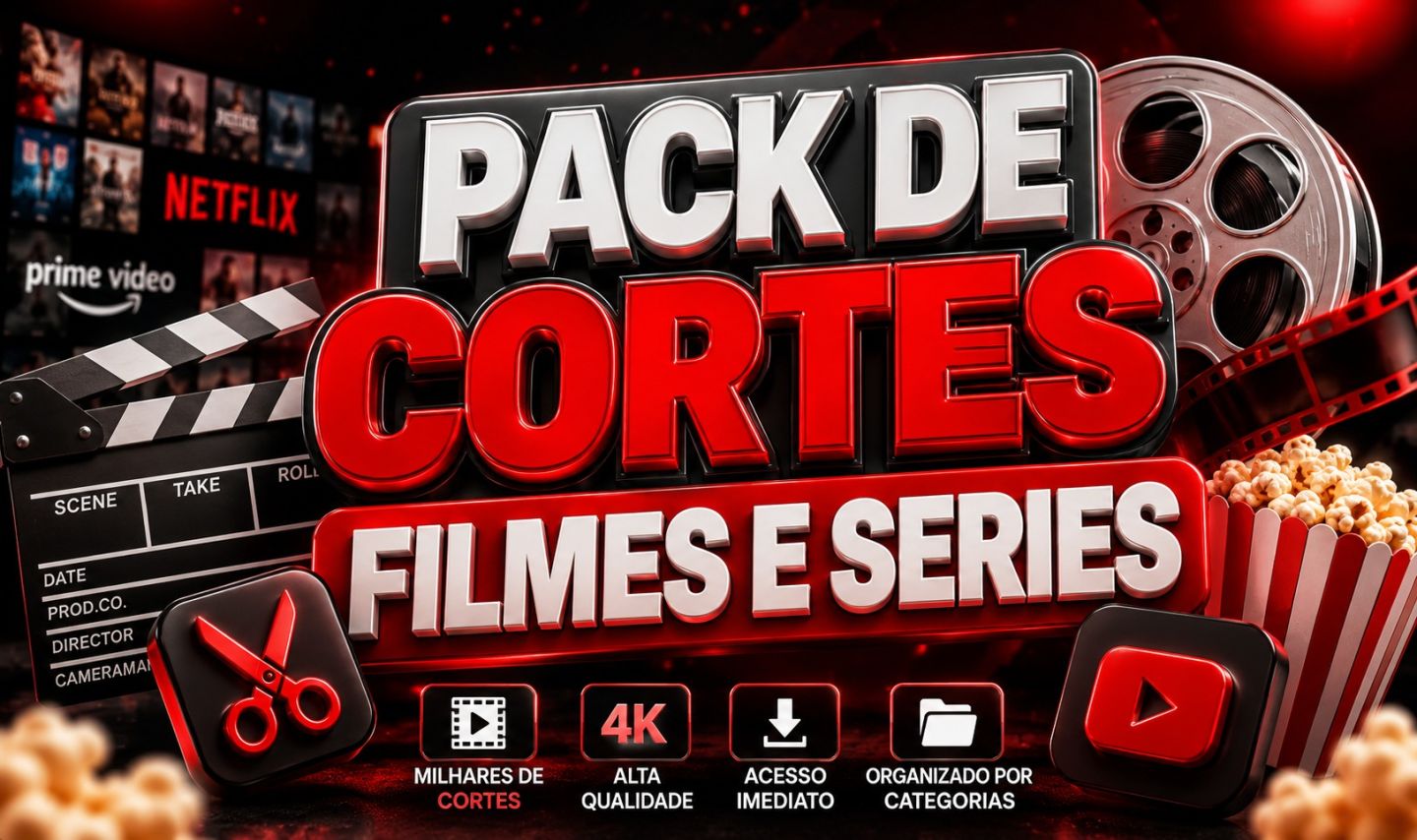 Pack de Cortes Filmes e Series [ENTREGA AUTOMÁTICA]