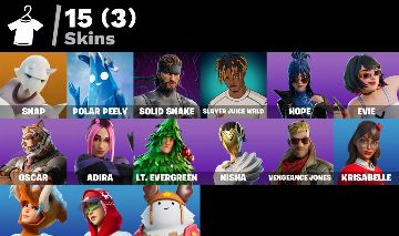 CONTA FN COM 15 SKINS-TRYHARDS