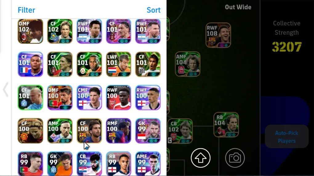 EFOOTBALL 3207 FC | MESSI 108 | VAN BASTEN 105 | BEBETO 105|CANTONA 104|4.8M GP