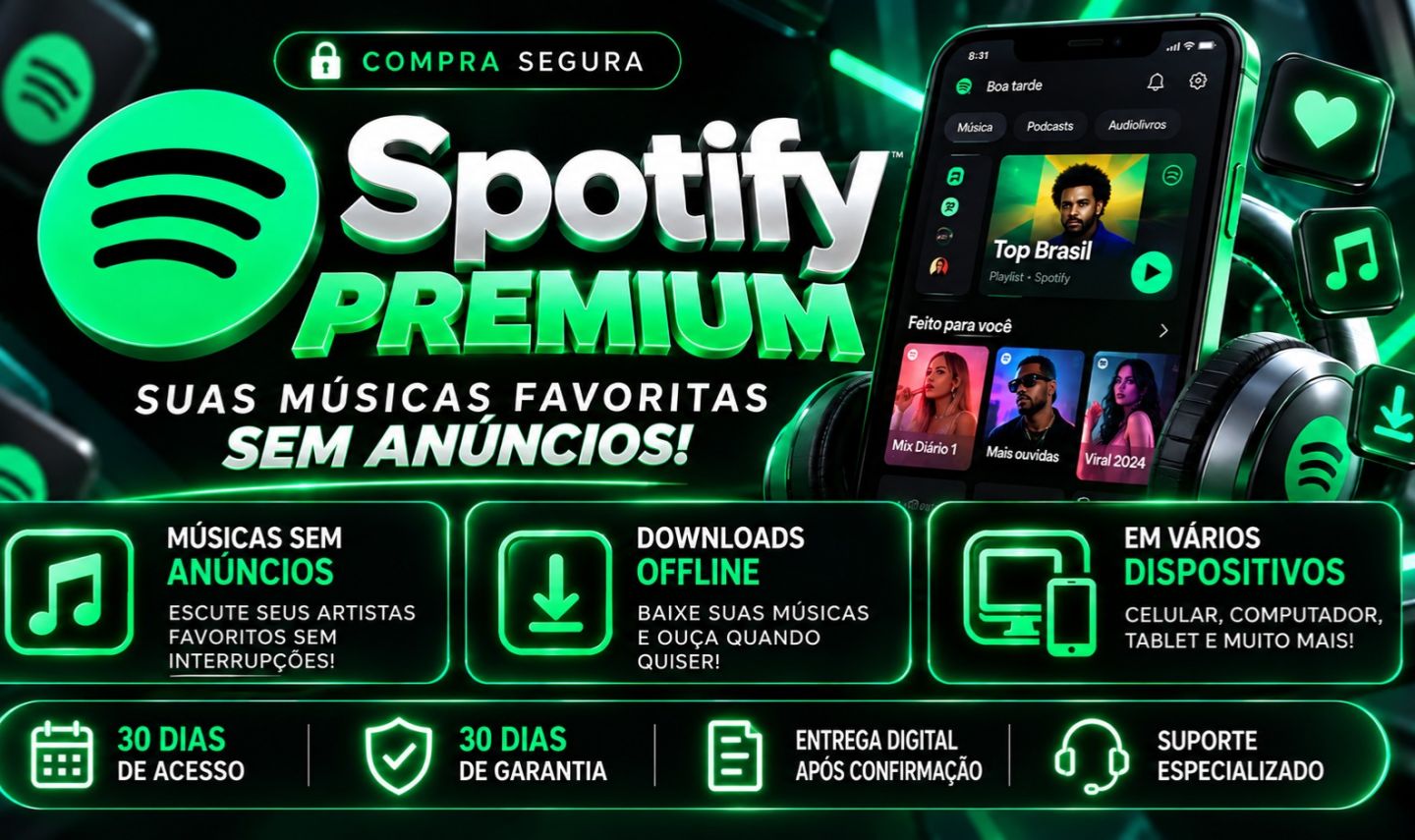 SPOTIFY PREMIUM 30 DIAS NO SEU E-MAIL