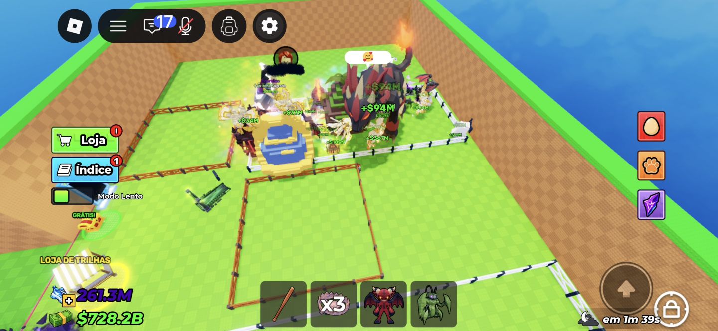 Conta Roblox ROUBE UM OVO com pets ops