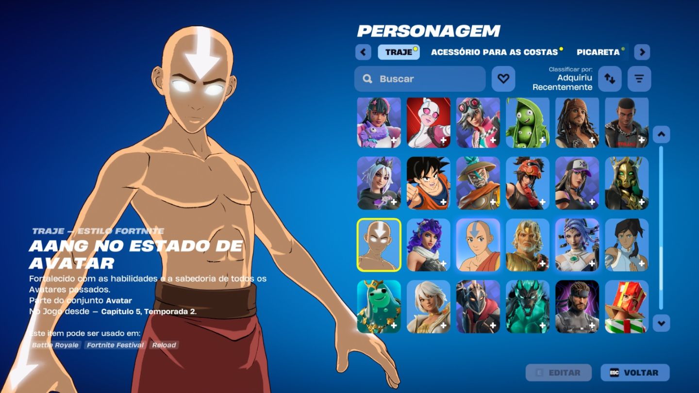CONTA DE FORTNITE COM 96 SKINS | Son Goku | PROMOÇÃO!