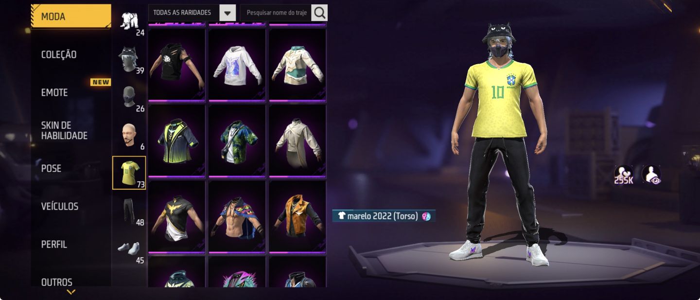 Conta Freefire (Passe do Sonho lapidado e muito mais)