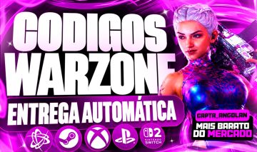 CÓDIGOS WARZONE - MW4 - BO7 - BO6 - SKINS - PACOTES WARZONE - ENTREGA AUTOMÁTICA