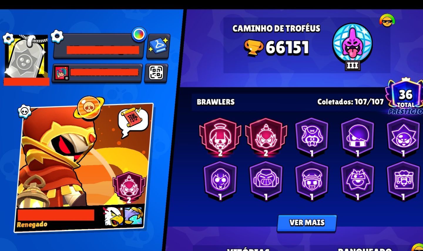(25% Off) Lotado de Parceria | Mais de 350 skins | 33 brawlers NV11
