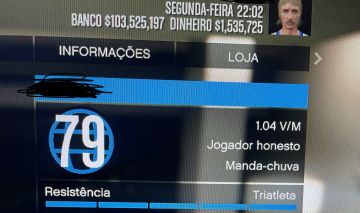CONTA GTA ONLINE PS5/PS4 COMPLETA 104M