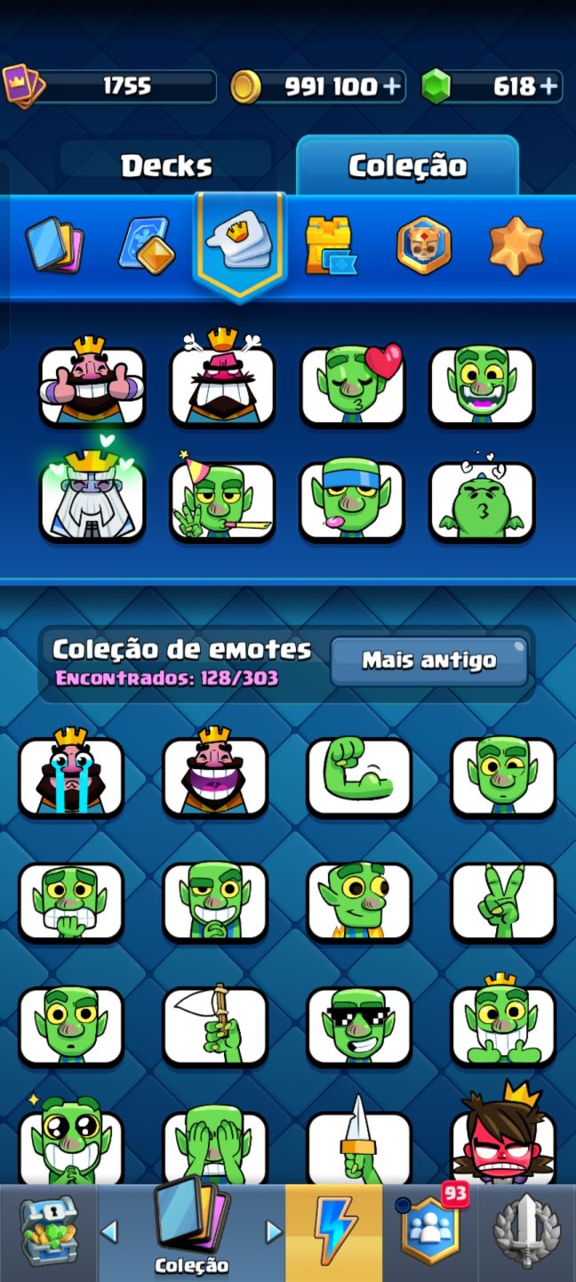 Conta Clash 12.539k Troféus