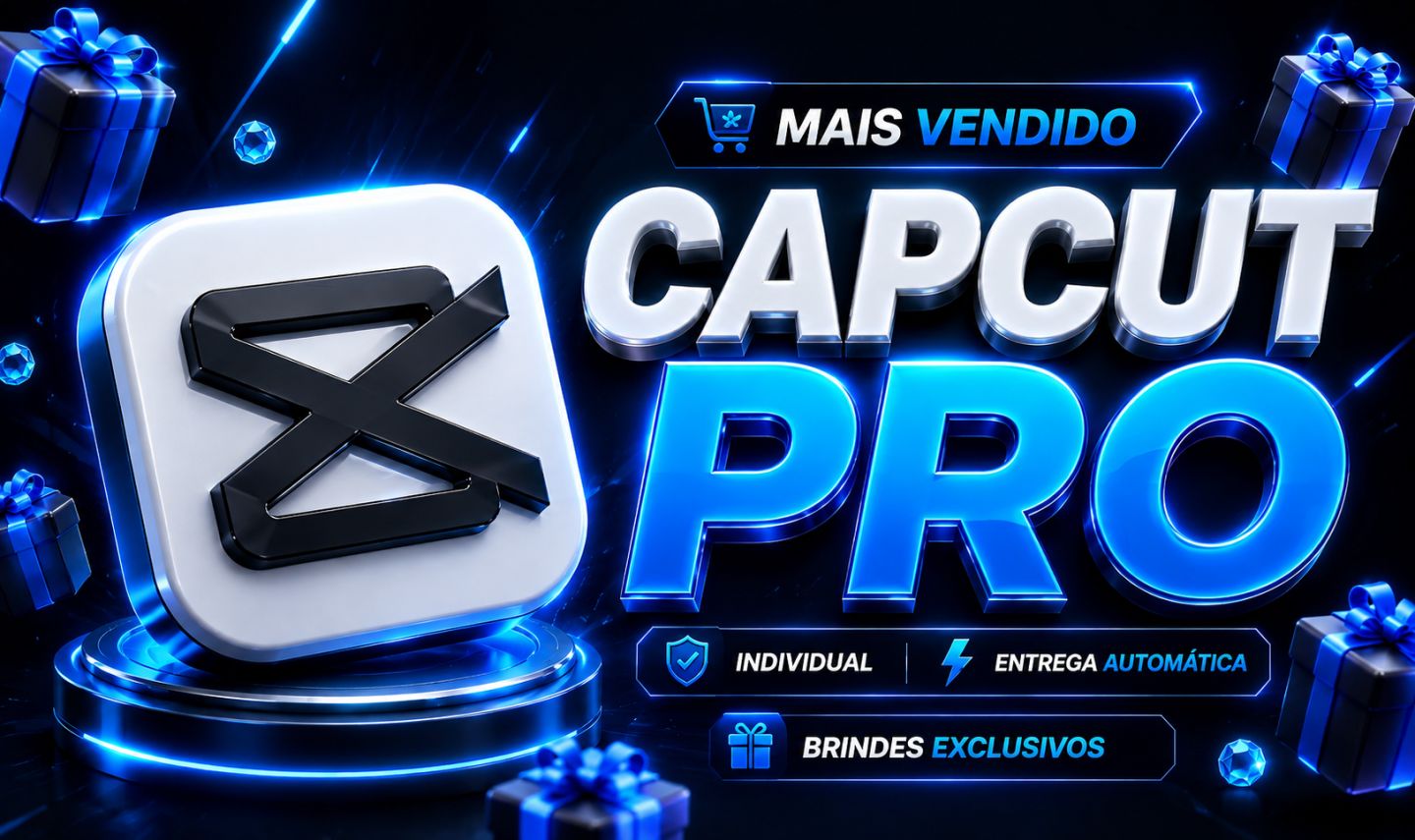 CAPCUT PRO PRIVADO +CANVA PRO BRINDE (ENTREGA 100% AUTOMATICA)