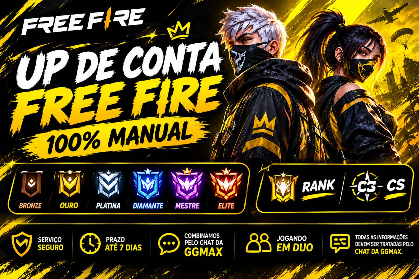 UPO SUA CONTA DE FREE FIRE EM DUO