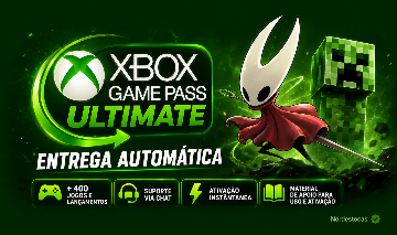 CONTA XBOX GAMEPASS ULTIMATE (PC/CONSOLE) 30 DIAS + BRINDE + ENTREGA AUTOMÁTICA