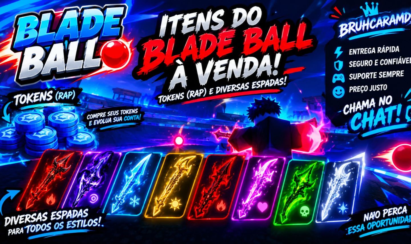 Blade Ball - Tokens e espadas no preço