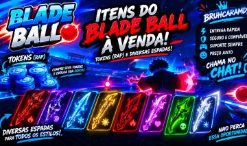 Blade Ball - Tokens e espadas no preço