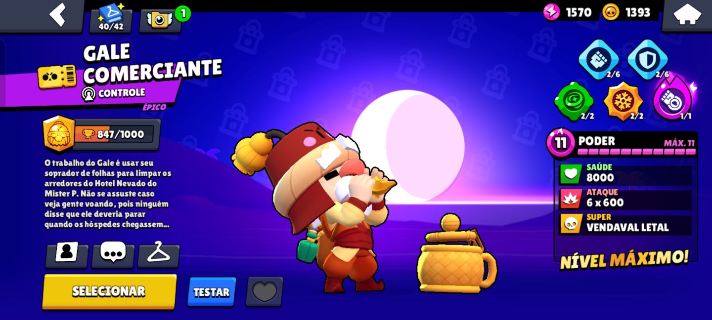 CONTA BRAWL STARS ANTIGA, RARA, GEMADA, SEMI-FULL (PREÇO NEGOCIÁVEL)