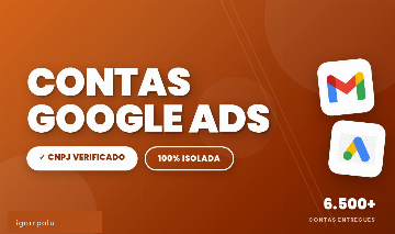 CONTA GOOGLE ADS CNPJ REAL + ANUNCIANTE VERIFICADO