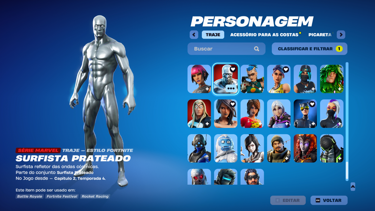 CONTA EPIC GAMES / MUITAS SKINS FORTNITE E JOGOS