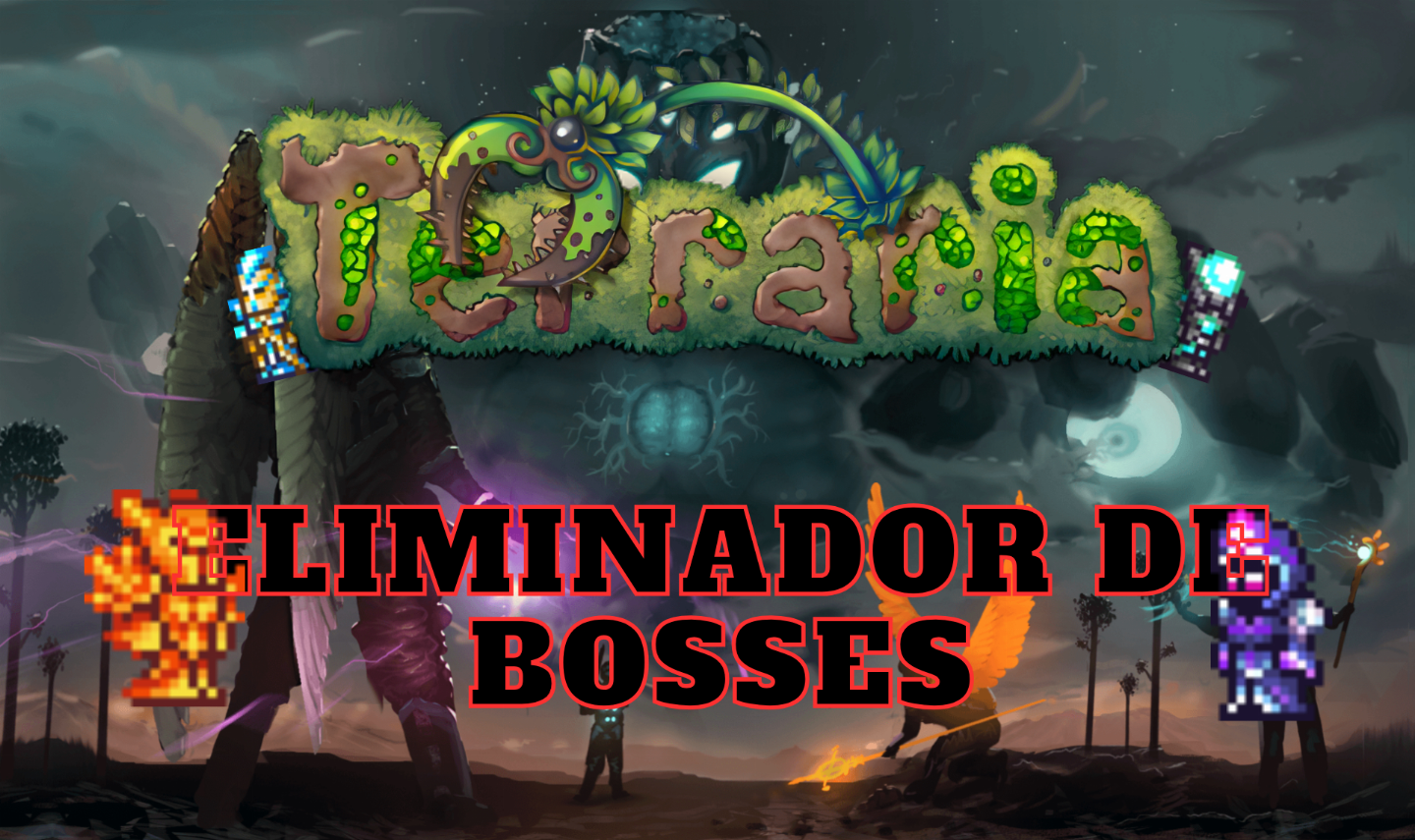 Matando o seu Boss no terraria !!
