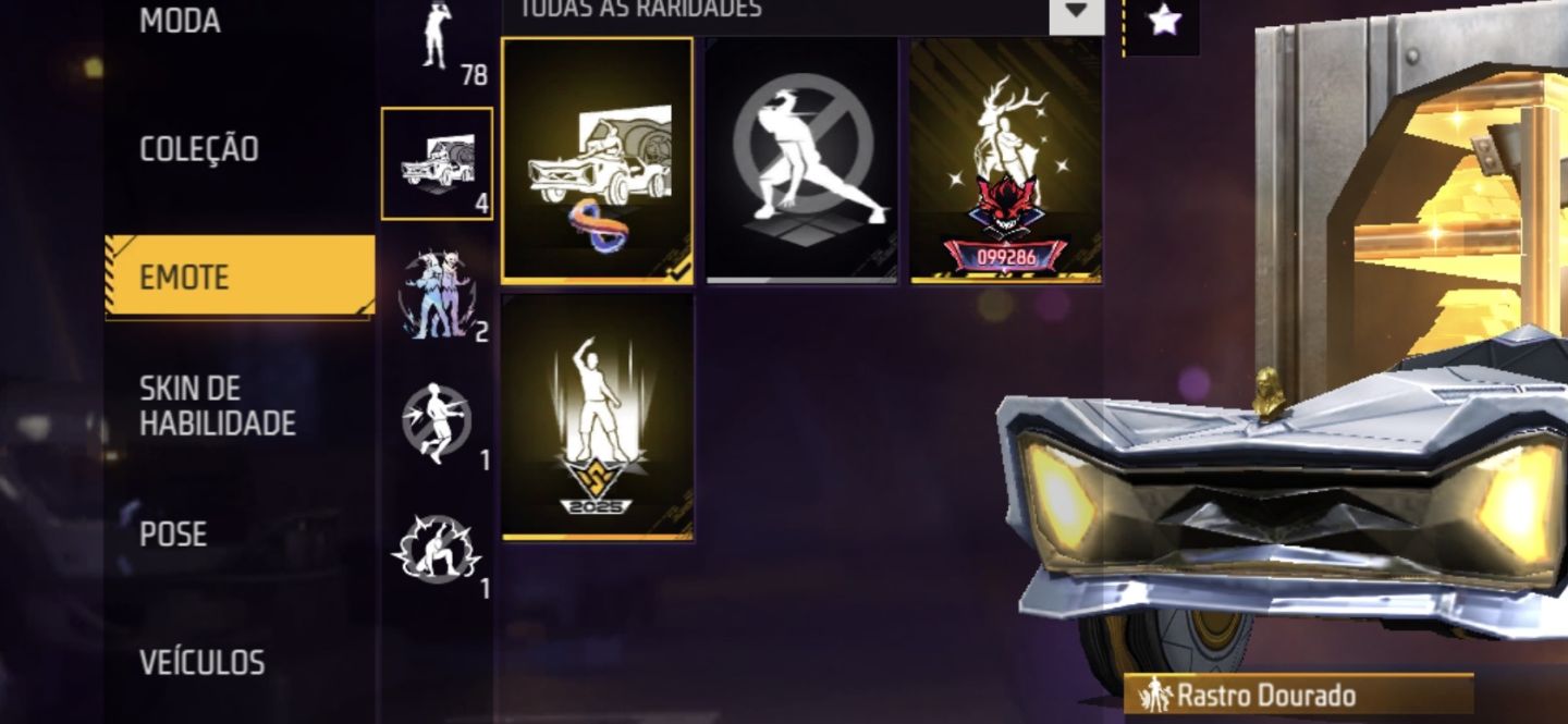 CONTA DE FREE FIRE GEMADA COM UMP ROXA
