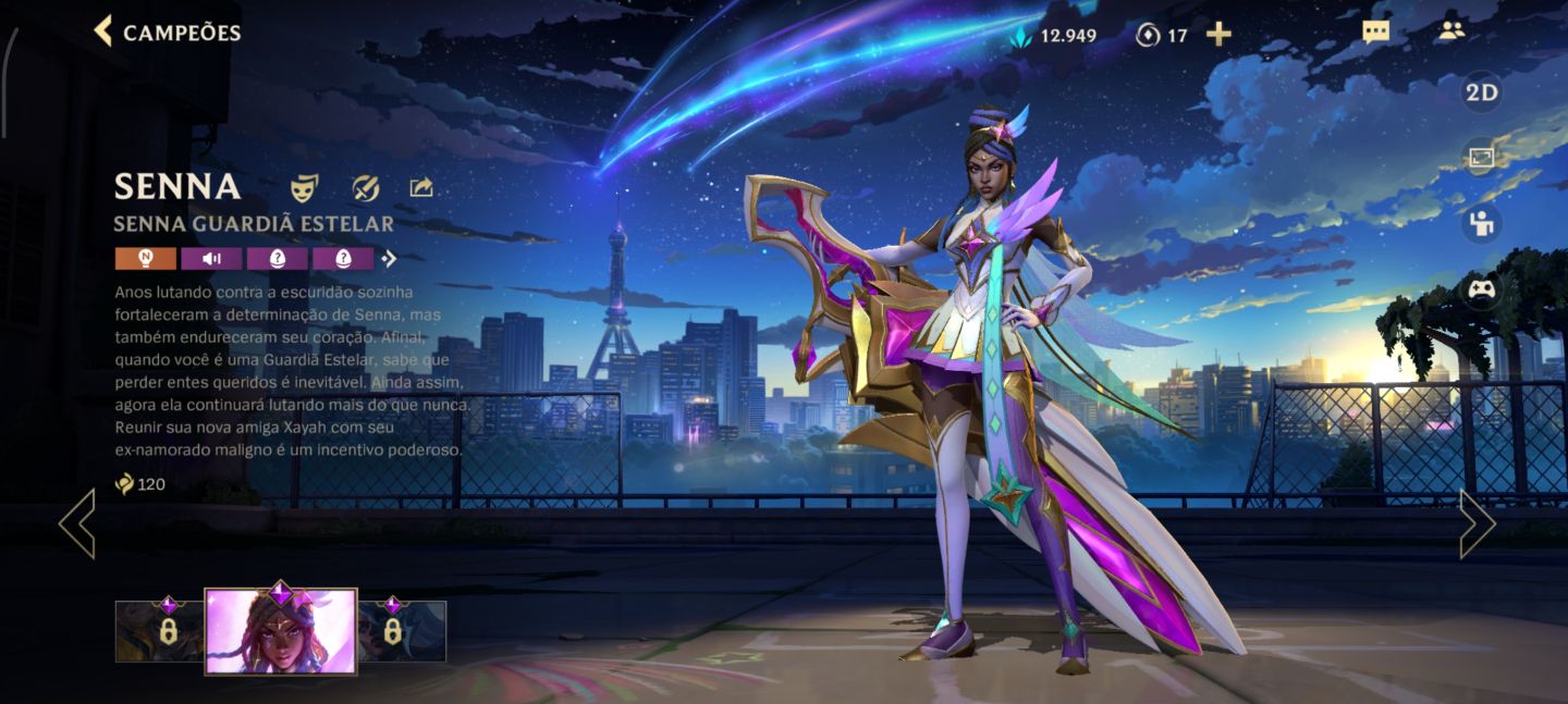 CONTA WILD RIFT (76 SKINS NO TOTAL)