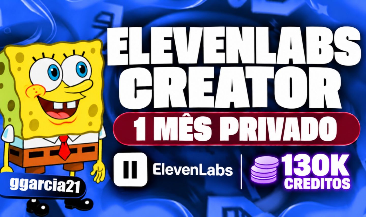 Elevenlabs Creator 1 Mes - Privado + Entrega Rapida