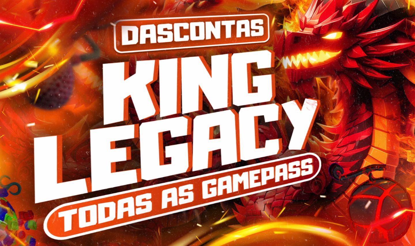 KING LEGACY TODAS AS GAMEPASS/ROBLOX/FRUTAS PERMANENTES/50% OFF EM TODAS FRUTAS