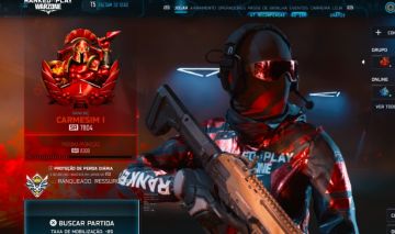 Conta Warzone Ranked Carmesin Level 55
