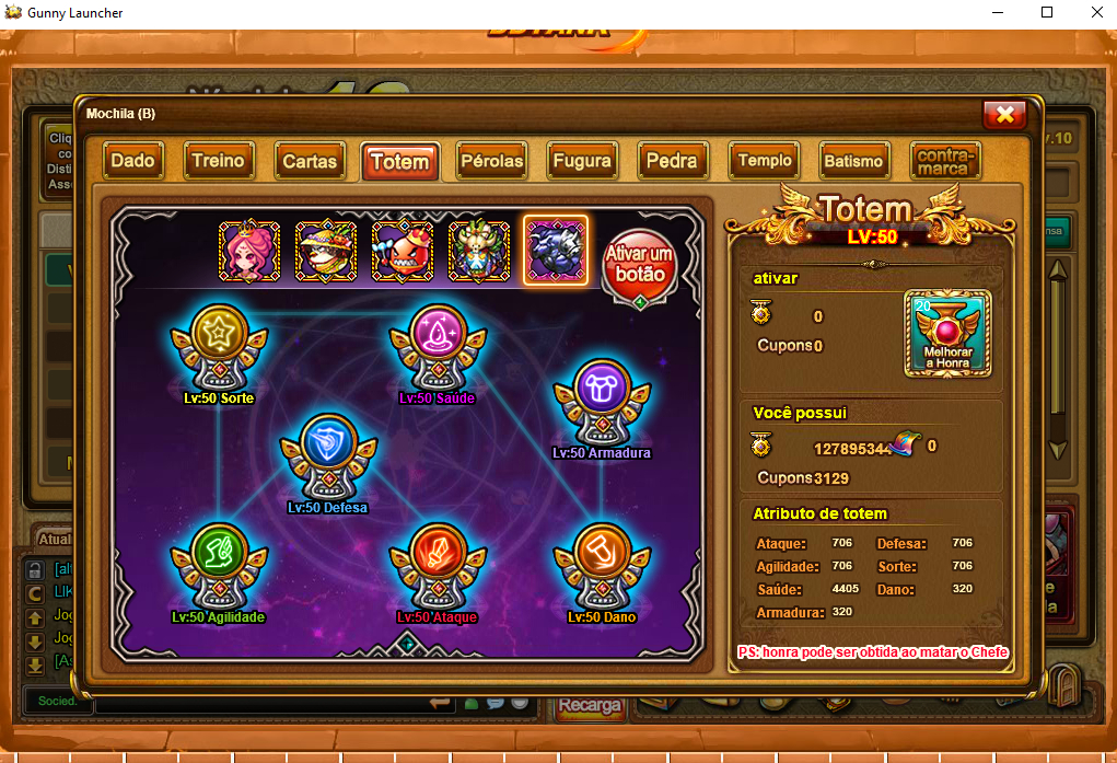 Serv 07 com Fenix de fogo ( up recente do 30 ao 60 tem muito up free )