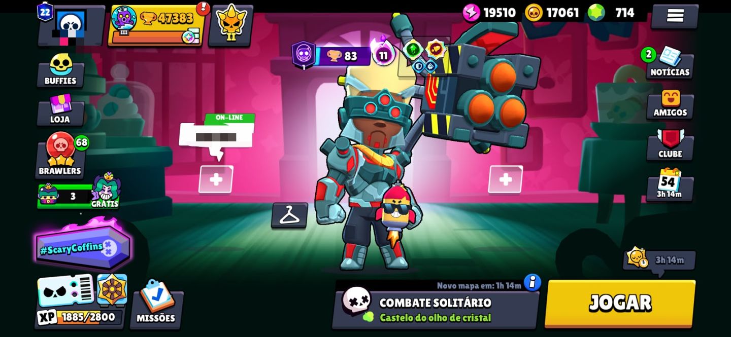 CONTA DE BRAWL STAR 47K DE TROFÉUS