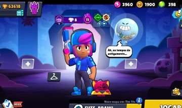 Conta 63k+ Trofeus, 107 Brawlers, 40+ Hipercargas, 10 Skins Lendarias, e mais!