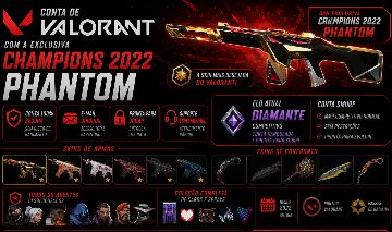 Conta Valorant Phantom Champions 2022