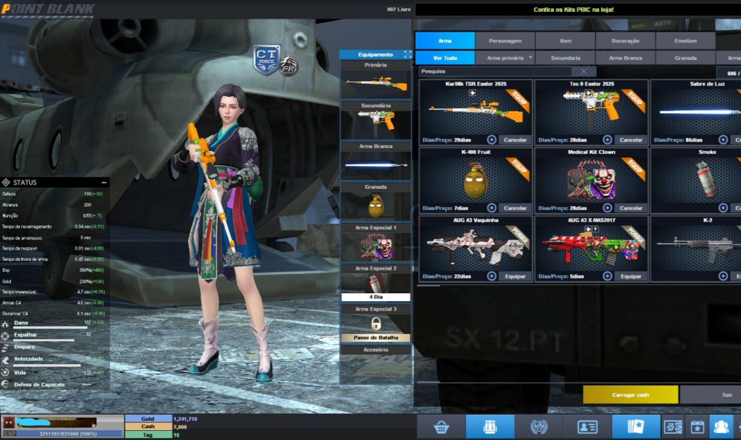 General de Divisão/POINT BLANK FULL CASH