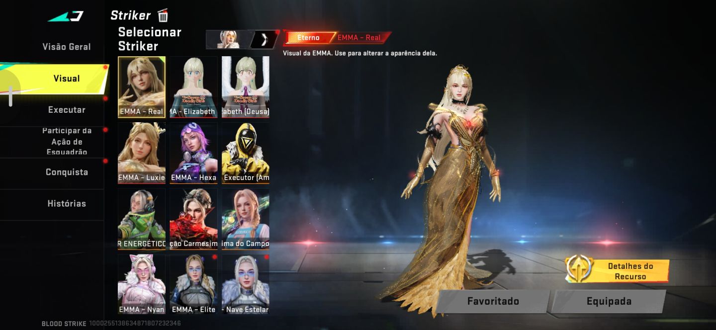 CONTA A VENDA BLOOD STRIKE CONTA COMPLETA GASTEI MAIS DE 20MIL NELA