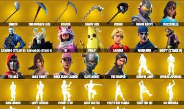 CONTA FORTNITE CEIFADOR, RAVENA, SALVE O MUNDO FUNDADOR , LARA CROFT & 256 SKINS