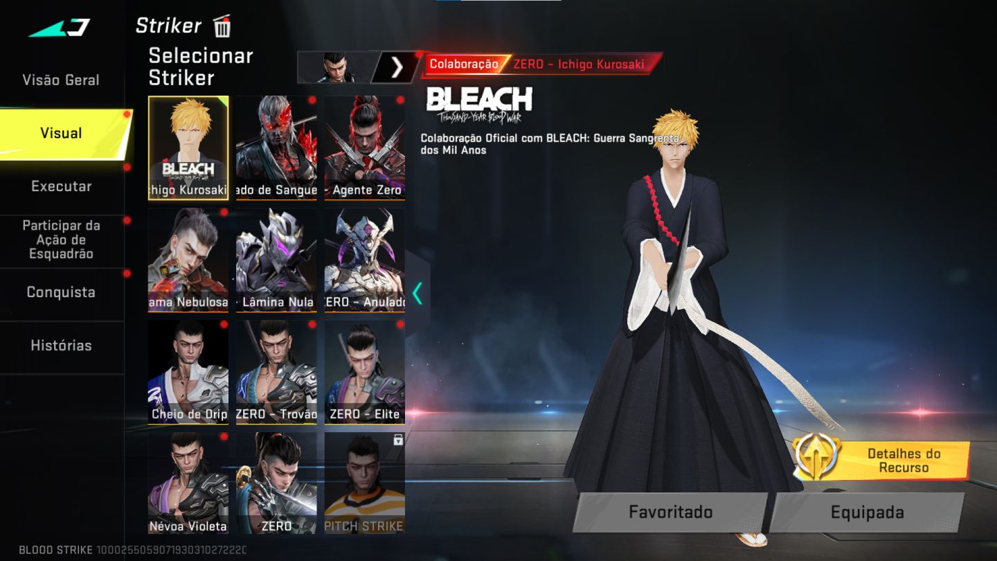 CONTA BLOOD STRIKE COM EVO, SKINS DESEJADAS E ETC