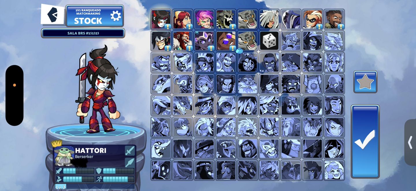 Conta de Brawlhalla com Tailung