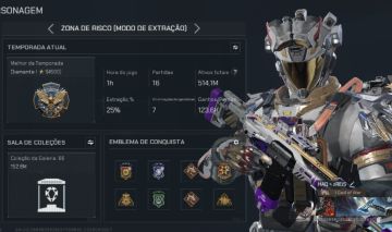CONTA DELTA FORCE COM VYRON CÓSMICO E FACA DARK STAR, É POSSÍVEL ALTERAR LOGIN.