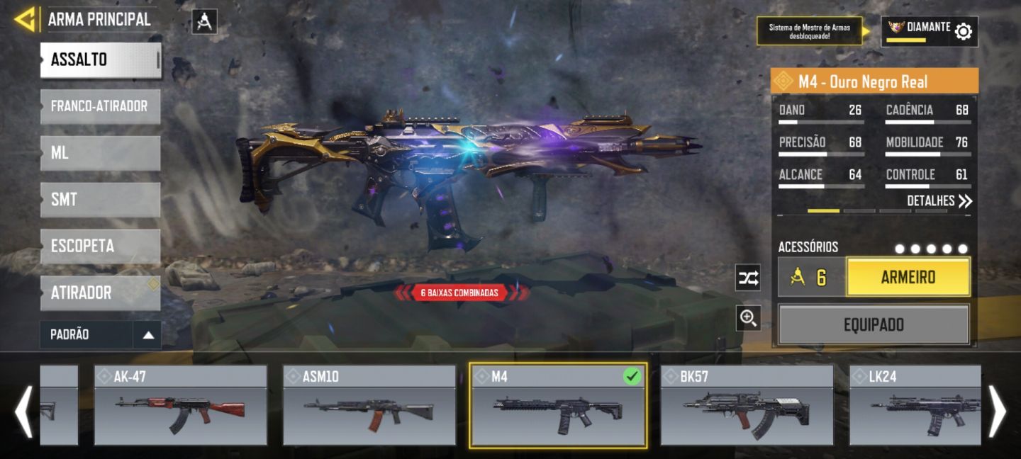 Conta Cod Mobile level 100+