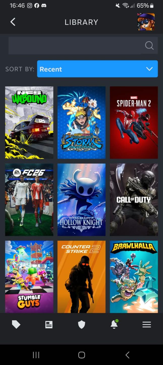 CONTA STEAM | SPIDER-MAN 2 + FC 26 + NFS UNBOUND + NARUTO + SKINS
