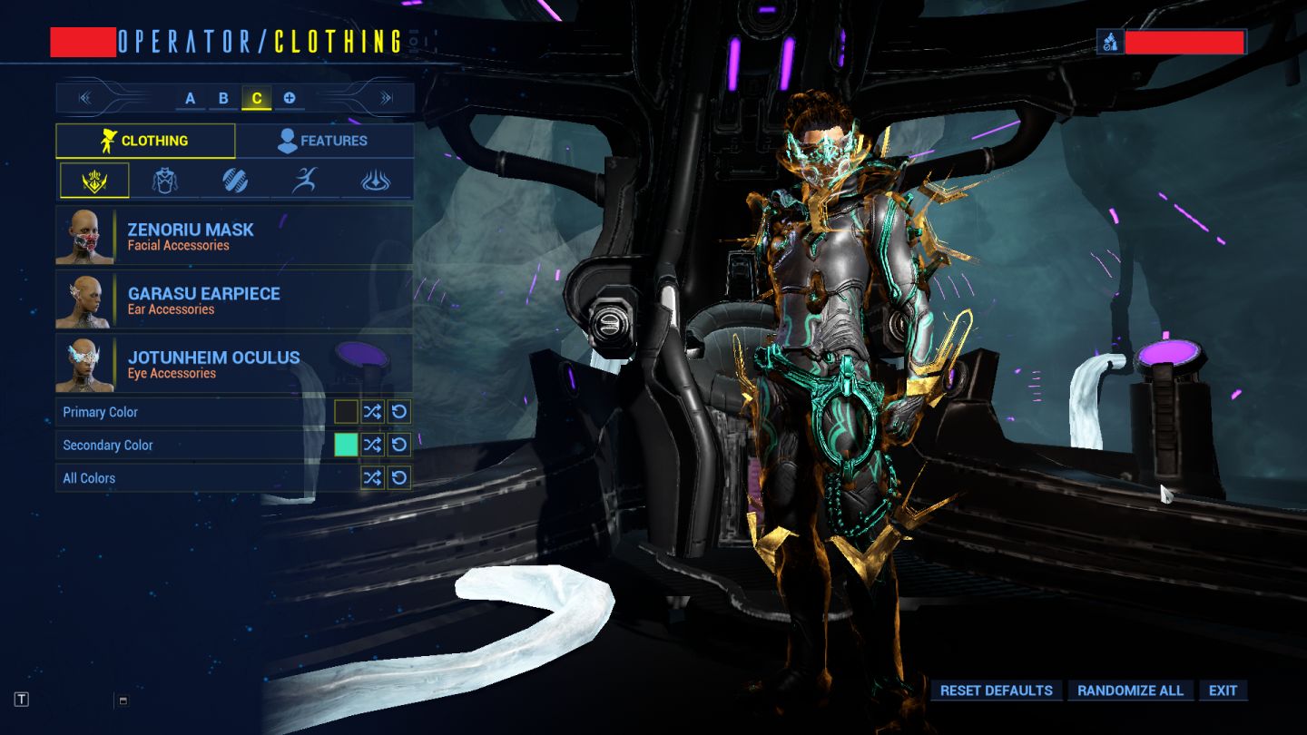 Conta Legendary 1 no Warframe