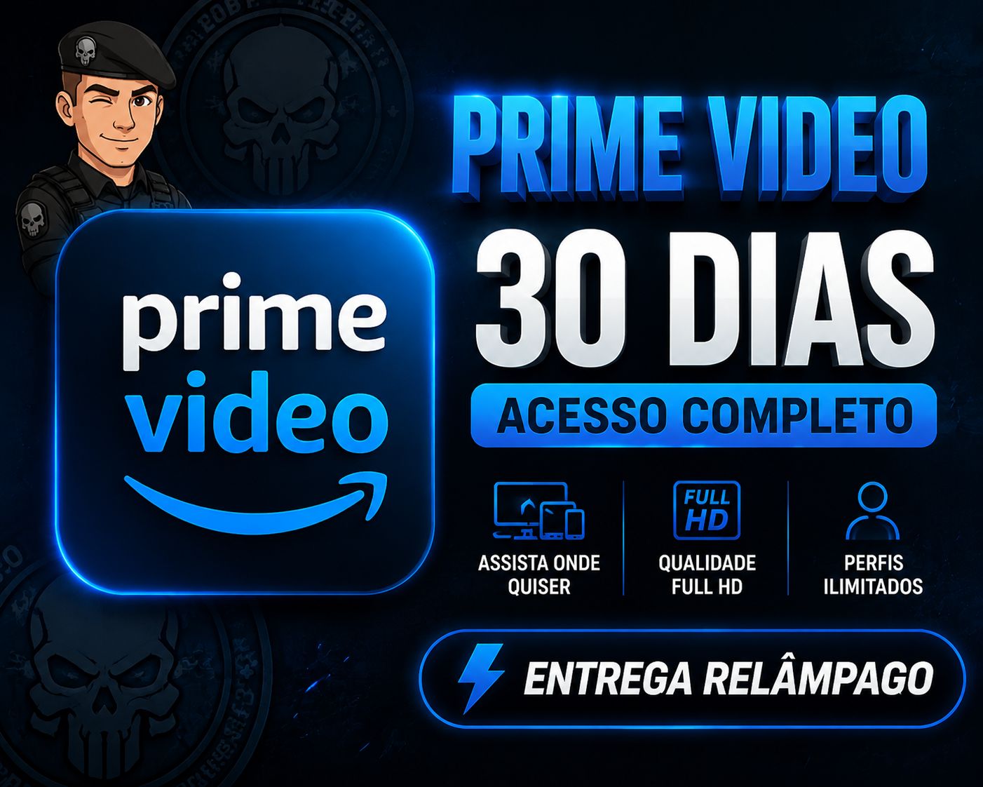 Prime Video (COMPARTILHADO) | 30 Dias