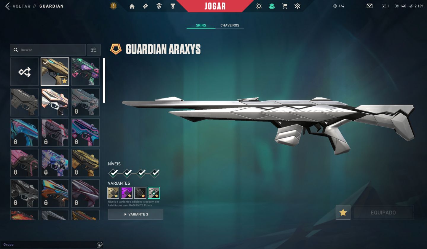 Conta valorant +42 skins (valor negociável)