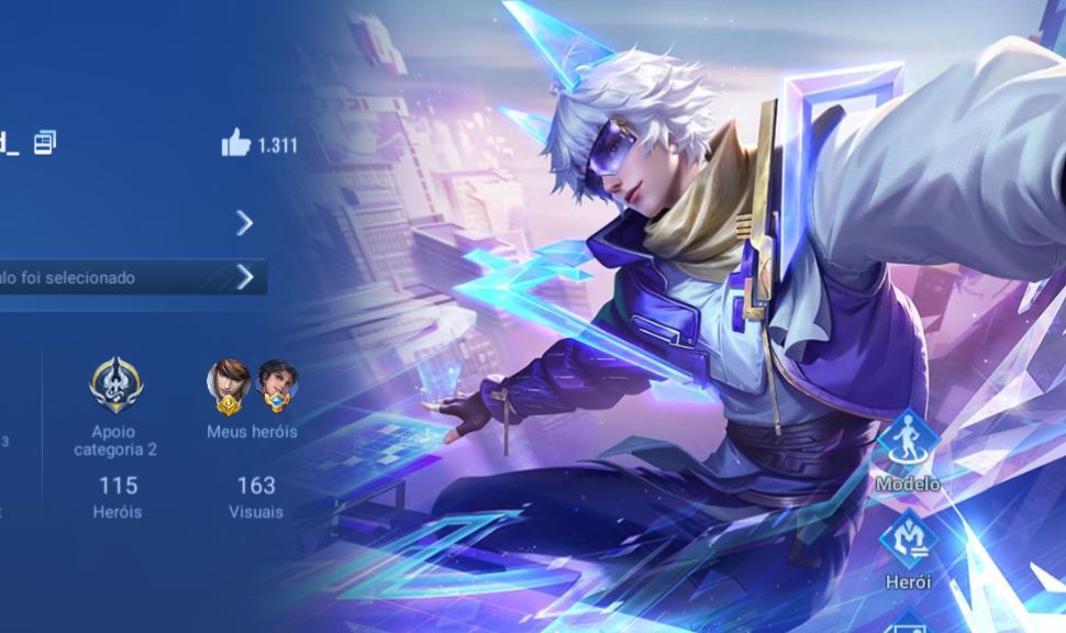 CONTA HONOR OF KINGS 156 SKINS+ 113 HERÓIS | 3x GM (T7/T8/T9)