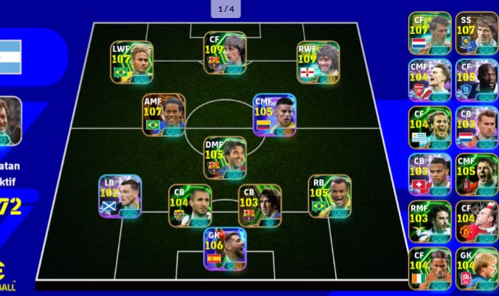 CONTA eFootball - 3272 OVER