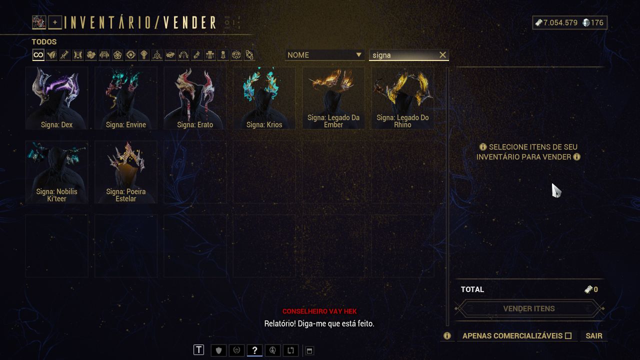 CONTA WARFRAME mr 17