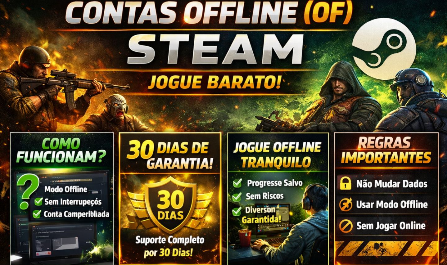 Steam off/MELHOR PREÇO DO SITE/ENTREGA RAPIDA!!!