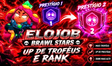 ELOJOB BRAWL STARS - UP DE RANKED, TROFÉUS E PRESTÍGIO - PROMOÇÃO DE OUTUBRO